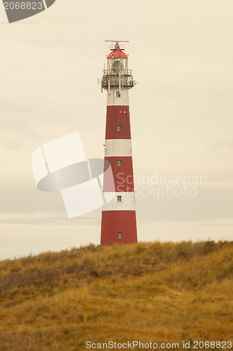 Image of Red and white lighthouse