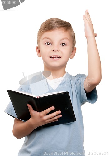 Image of Boy with book