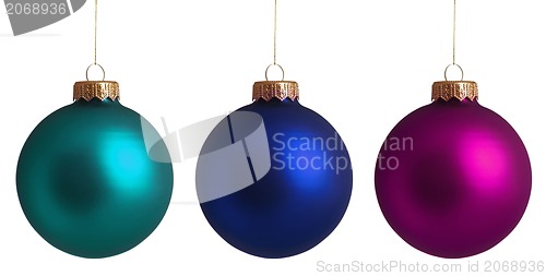 Image of Set Christmas baubles