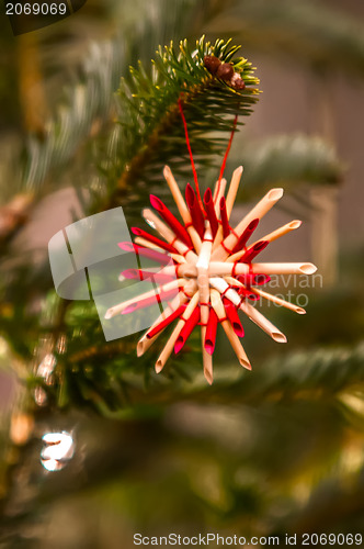 Image of christmas tree ornaments