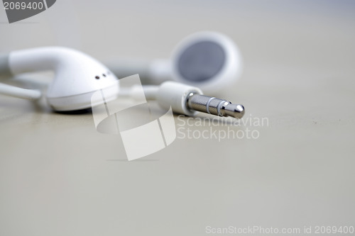 Image of Modern earphones