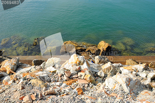 Image of Rock in the sea is beautiful at Koh Kood of Thailand 