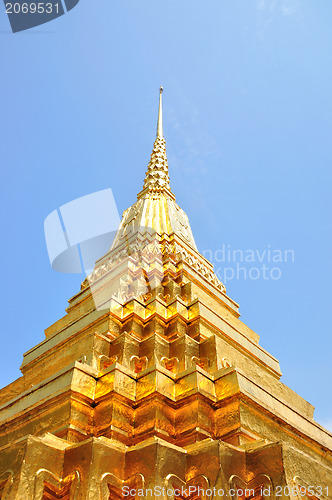 Image of The pagoda of Wat Phra Kaew thailand 