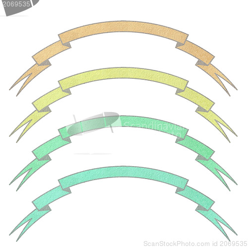 Image of vintage paper shape as bubble speech isolated 