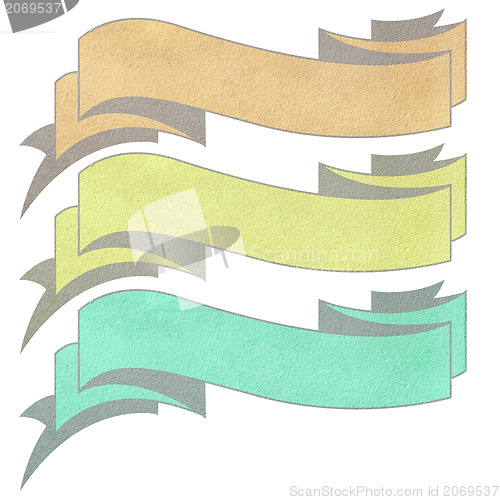 Image of vintage paper shape as bubble speech isolated 