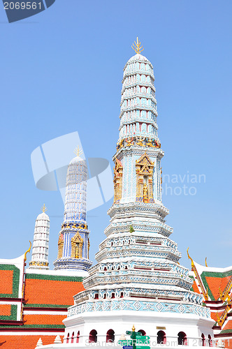 Image of The pagoda of Wat Phra Kaew thailand 