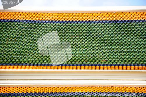 Image of thai temple roof 