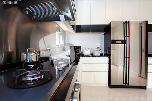Image of Interior of modern kitchen 