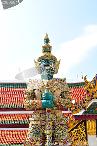 Image of Giant at The temple in the Grand palace area. 