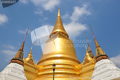 Image of The pagoda of Wat Phra Kaew thailand 