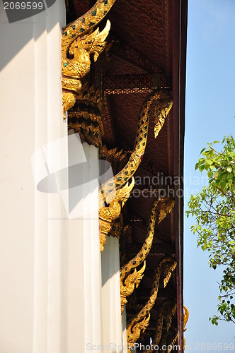 Image of Elements of  temple in Bangkok 