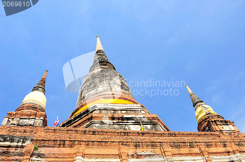 Image of Ancient pagoda of Ayuttaya, Thailand. Over 300 years. 