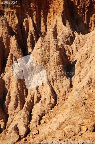 Image of Soil columns within the national park of Thailand 