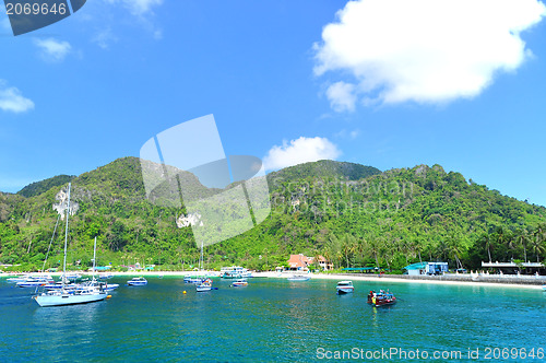 Image of Snorkeling Point at PhiPhi Island Phuket Andaman Thailand 