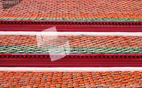 Image of thai temple roof 