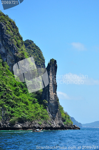 Image of Tropical beach, Maya Bay, Andaman Sea,Thailand 