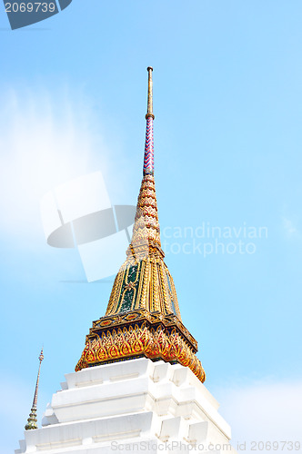 Image of The pagoda of Wat Phra Kaew thailand 