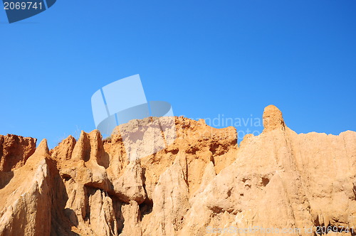 Image of Soil columns within the national park of Thailand 