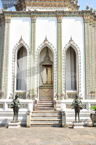 Image of Ancient Golden carving door.