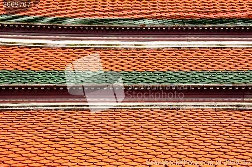 Image of thai temple roof 