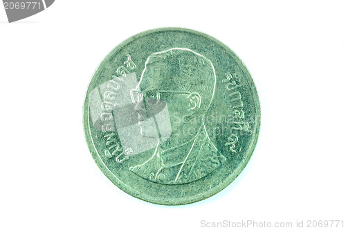 Image of one Thai baht coin
