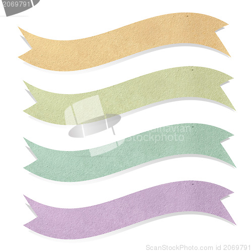 Image of vintage paper shape as bubble speech isolated 
