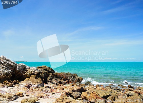 Image of Beautiful beach , Samed island , Thailand 