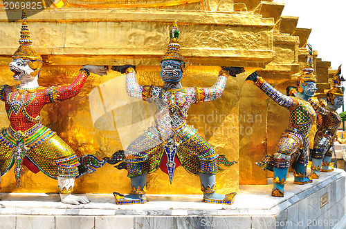 Image of Giant at The temple in the Grand palace area. 