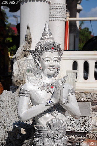 Image of Kinnari statue at Wat Phra Kaew , Thailand 