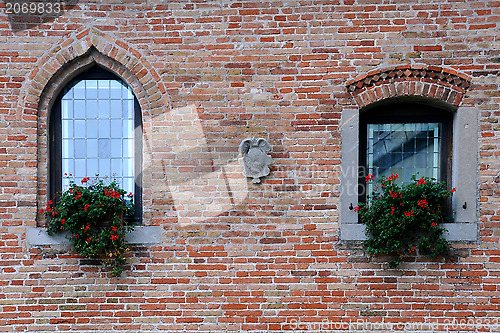 Image of Windows of Medieval Castle