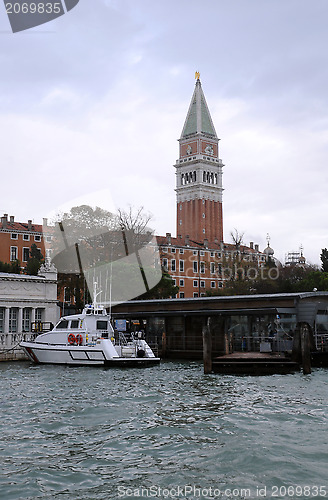 Image of Grand Canal and Campanile of St.Mark's Basilica