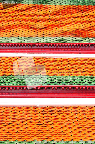 Image of thai temple roof 