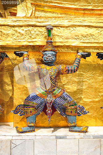 Image of Giant at The temple in the Grand palace area. 