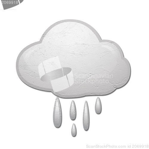 Image of Weather grunge recycled paper craft stick on background