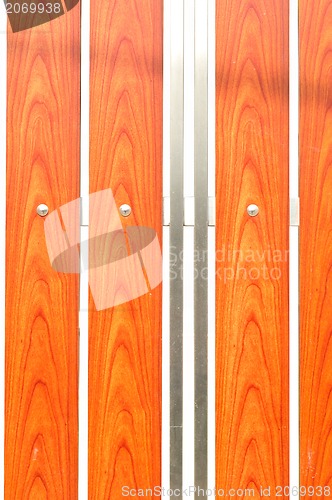 Image of a wooden fence isolated on white including clipping path 