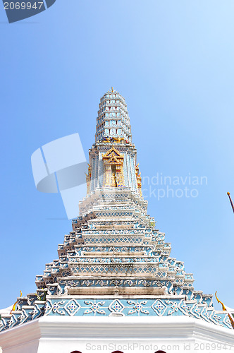 Image of The pagoda of Wat Phra Kaew thailand 