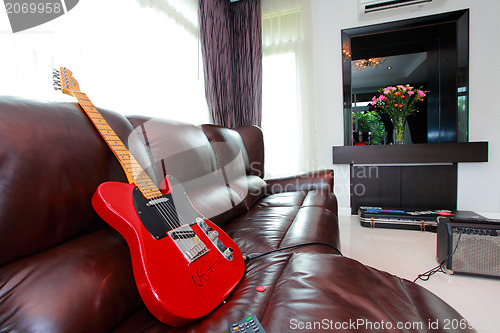 Image of Studio shot of living room