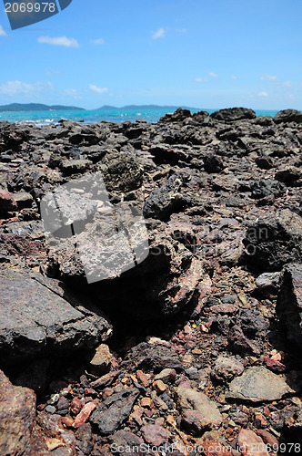 Image of Rock in the sea is beautiful at Koh Kood of Thailand 