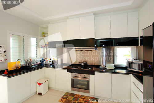 Image of Interior of modern kitchen 