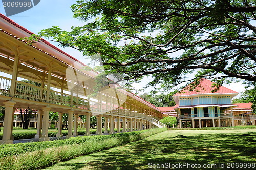 Image of Maruekhathayawan Palace, huahin chaum, PHETCHA BURI,thailand 