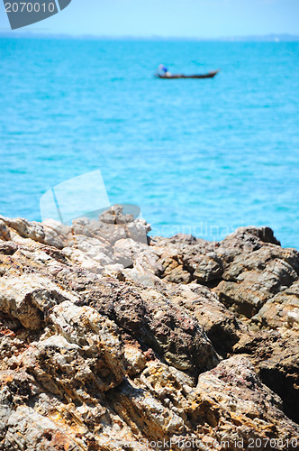 Image of Rock in the sea is beautiful at Koh Kood of Thailand 