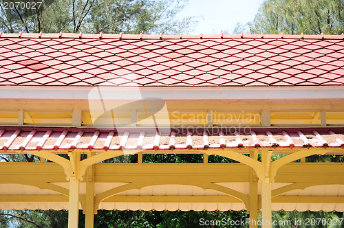 Image of Maruekhathayawan Palace, huahin chaum, PHETCHA BURI,thailand 