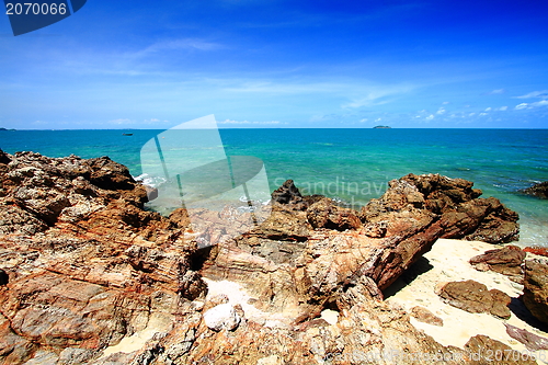 Image of Beautiful beach , Samed island , Thailand 