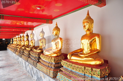 Image of Buddha in Wat Pho thailand 