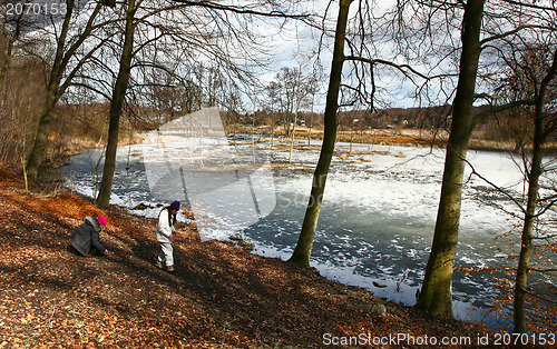 Image of Iced lake in denmark