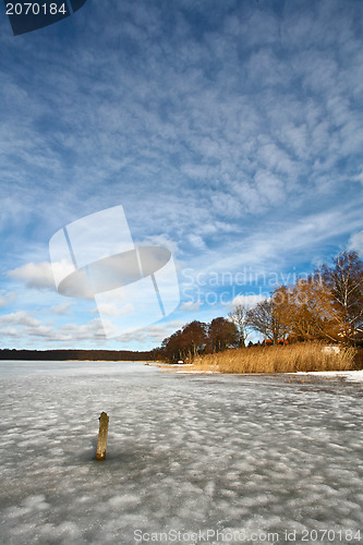 Image of Iced lake in denmark