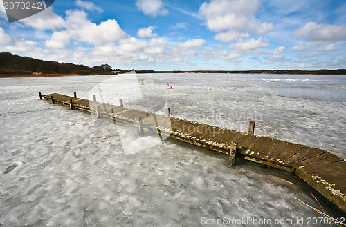 Image of Iced lake in denmark