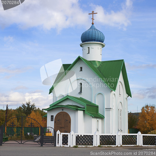 Image of The temple of the Holy Monk Varlaam. North Of Russia