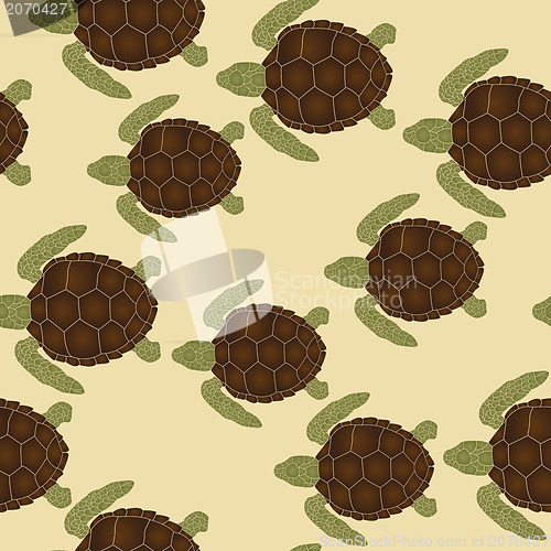 Image of Sea turtles pattern