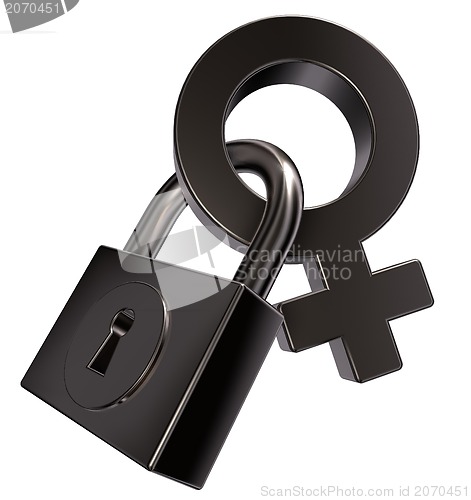 Image of female lock